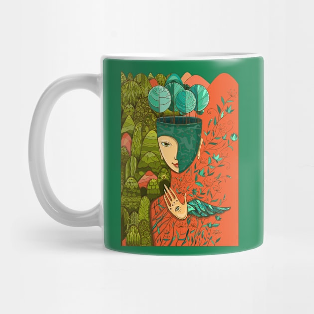 goddess mother nature by Mako Design 